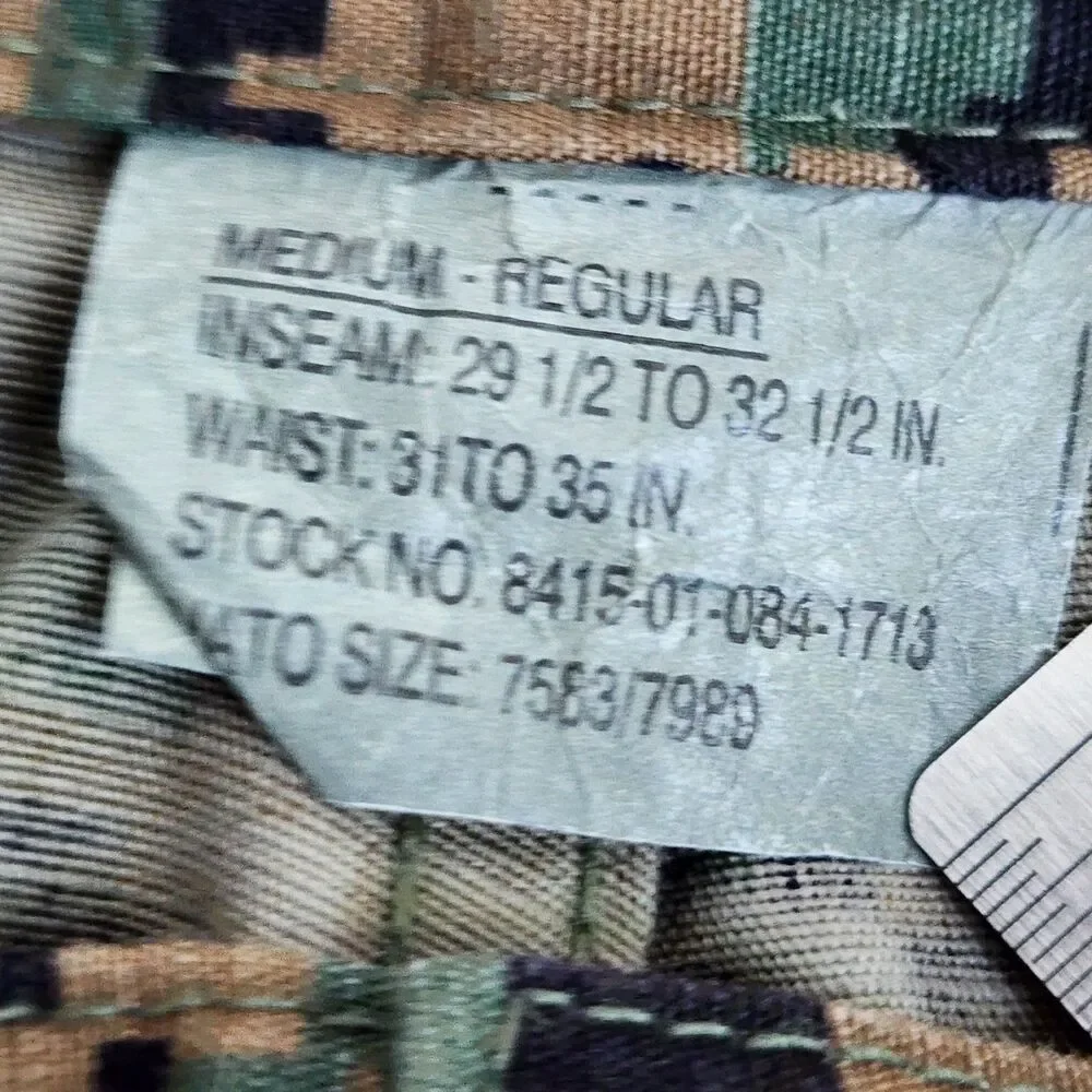 Prestige Tactical Wear Pants Men's Medium Regular Camo Digital Cargo Trousers - Picture 15 of 16